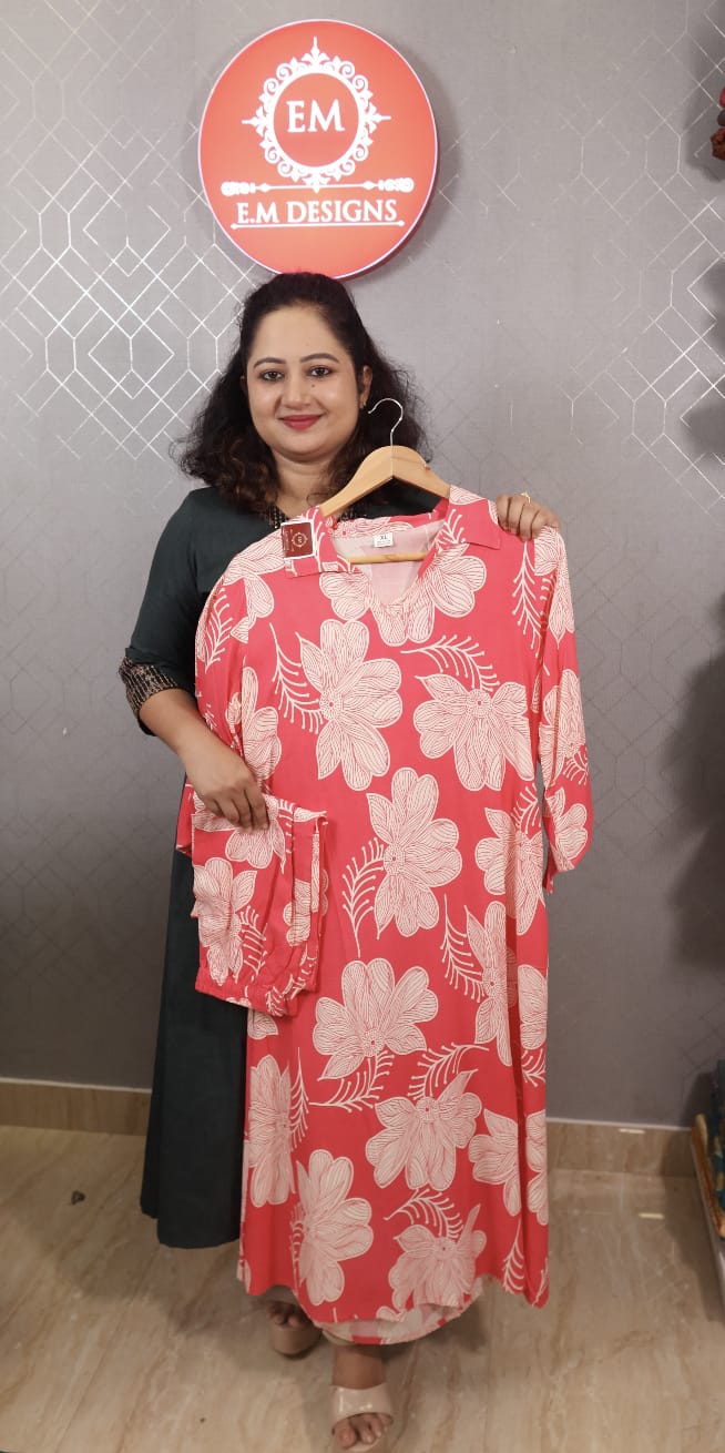 Cotton Rayon  Co-ord sets